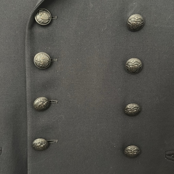 Ralph Lauren Country Vintage RARE 1980s military style blazer size M - Picture 4 of 7